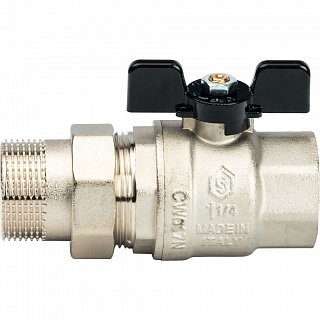 Кран шар. полнопроходной с амер. баб. ВН 1 1/4" (SVB-0007-000032) STOUT 
