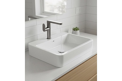 Смеситель д/умывальника ALITA поворотный излив, алюминий, картридж d25 2534 ARGO 44711