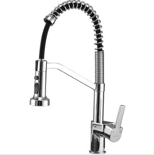 Смеситель д/кухни SHEVANIK гибкий излив хром  S963