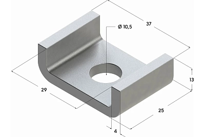 Шайба седельная TSW 28-25  3F  D10,5  (200/100шт/кор) (09113001)