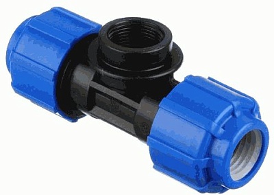 Тройник с внутр.р. ф63х1 1/4"х63 ТПК-АКВА (8)