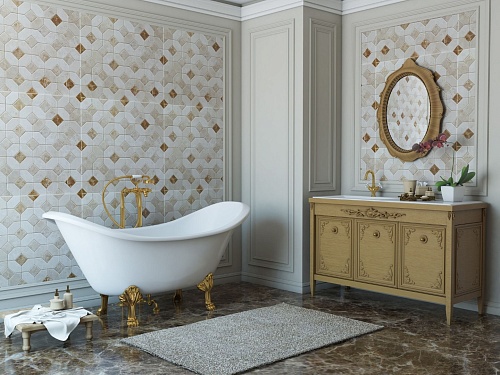 Ванна литьевой мрамор Эстет Скарлет,180