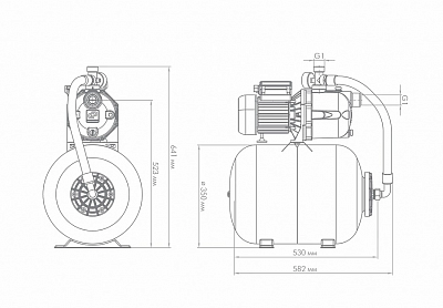 Насосная станция "Джамбо" 70/50П-50