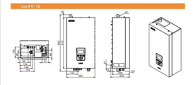 Котел электрический ZOTA Lux-X -  12 ВЫГОДА! 