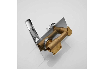 Смеситель с гиг. душ встраиваемый хром SHEVANIK S8005