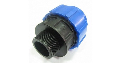 Муфта с нар.р. 63 х 1 1/2" ТПК-АКВА (25)