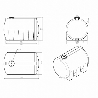 Емкость H 8000л