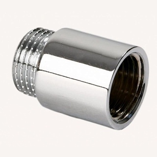 Гайка удл. 1"  20мм  Хром  SCX20