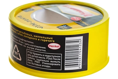 Лента фум тефлоновая МОМЕНТ 12м (3049498/2100816)