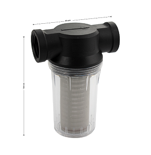 Фильтр тонкой очистки - мини колба с сеткой "3/4" МАК (25715)