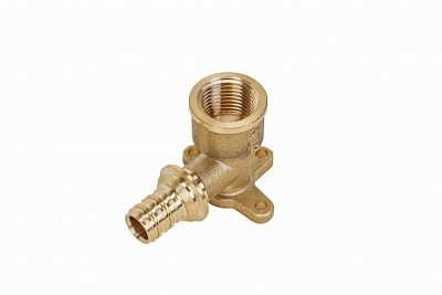 Угольник настенный вн/р 20-1/2 латунный Sanline (36103)