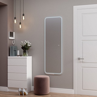 Зеркало 45,5 "Loren Led" c LED подсветкой (сенсор на зеркале) 455х1350 Континент