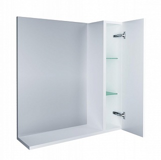 Зеркало-шкаф 65 "Вита-65" ПР белый 1 Марка