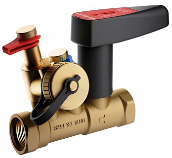 Клапан запорный Ballorex BASIC р/р Ду32 Py25, Kvs15,50 со сливным краном BROEN