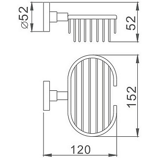 Мыльница HB1702-1