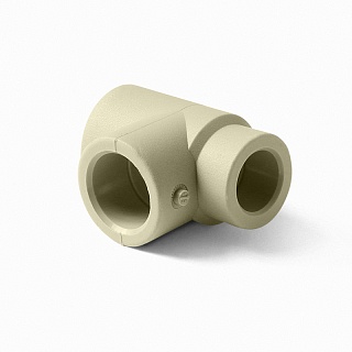 Тройник редуцир. 75*63*75 серый (2/8) ПРО АКВА (PA14574РG)