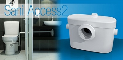 Насос-измельчитель SANIACCESS 2 (1унит.+1 умыв.) 5м?100м ? 0,4кВт SFA