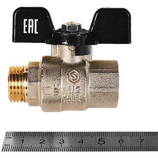 Кран шар. полнопроходной баб. ВН 1/2" (25/100) SVB-0004-200015 STOUT (замена арт.57608)
