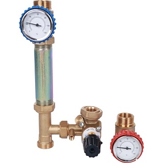 Насосная группа  с 3-х ходов. приводн. смес. 3/4"без насоса (SDG-0007-002001) STOUT