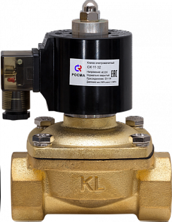 Клапан соленоидный СК-11-40 НЗ 1 1/2" , 220В (-5...+90град., 0...7 бар) (РОСМА) (11329)