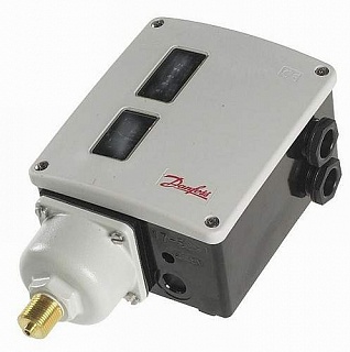 Реле давления KPI36, G1/4", P=4...12 бар, dP=0,5...1,6 бар  (060-118966) "Danfoss"