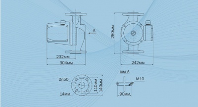  . AC 14-14-50F DN50, PN10, Qmax=283/, Hmax=16, Tmax=110, 220, 1-. (5141) Aquario