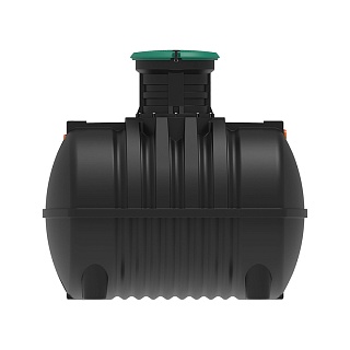 Емкость подземная Rostok G 5600 с горловиной 600 мм с входом 110 (ВхШхД 2535х1810х2690мм)