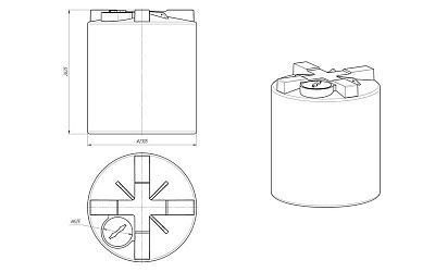 Емкость Т-10000 (H2630xD2305) Выгода