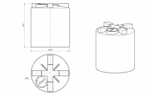 Емкость Т-10000 (H2630xD2305) Выгода