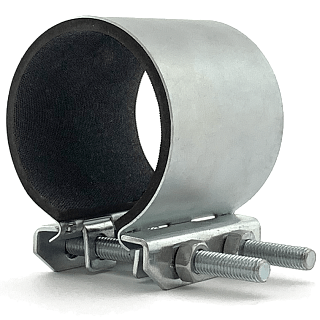 Хомут ремонтный  Ду 3-1/2* (101-110)мм 1 сторонний L=150 Сансфера (17009)