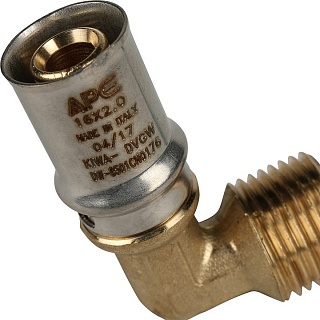 Угольник с нар. резьбой 1/2"х16 (SFP-0011-001216) Stout