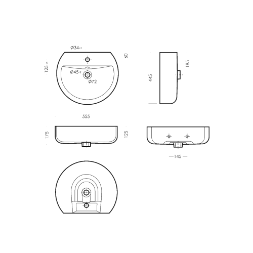 Умывальник "BEST" бел. (Самара) 