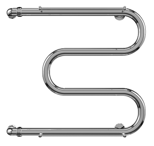 Полотенцесушитель  600х400  М-ОБР с полкой TERMINUS