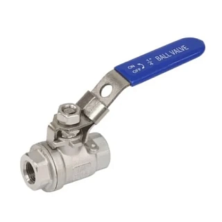 Кран шар нерж SS316 4011H Ду40 Ру63 м/м полн рычаг Benarmo 109-1387