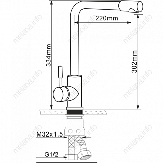 Мойка нерж MELANA 60х45 (3,0х200) сатин с коландером ProfLine (H6045)+ смеситель F8107 в ПОДАРОК!!