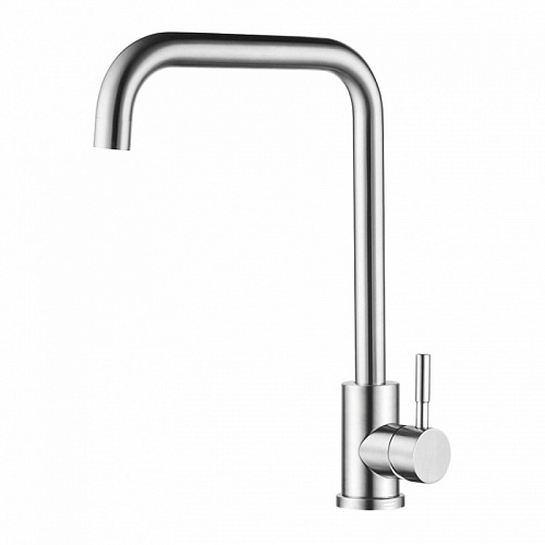 Смес. д/кухни  MELANA TONDO нерж.  (F610104)