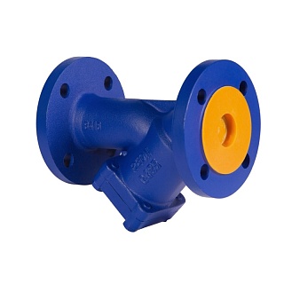 Фильтр сетчатый фланцевый Ду40 REON тип RSV07, PN16, Тmax=300°С, корпус чугун GG25 (040RSV07) (136501)