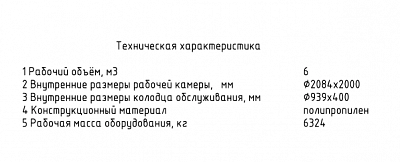 Емкость накапительная Alta Tank-6 new ver.SHIP (d-2100мм, h-2512мм)