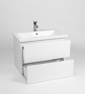 Комплект мебели 80 "София-80" подвесная 2 ящика белый VIANT (ум.Como-80)