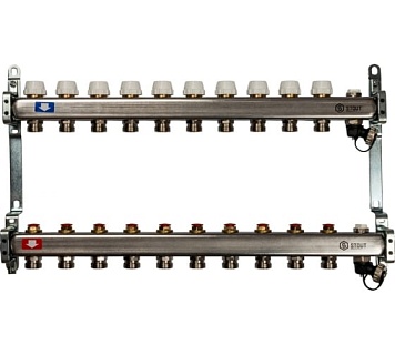 Коллектор 10-вых. нерж.ст. без расходомер. (SMS 0932 000010) STOUT 