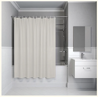 Штора для ванной комнаты, IDDIS, 200*180 см, полиэстер, BS02P18i11