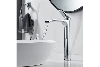 Смеситель д/раковины SHEVANIK хром высокий S4111