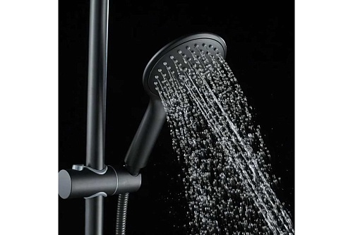 Душ. система SHEVANIK черная S8736H