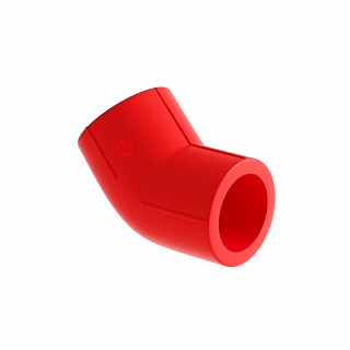 Отвод SLT BLOCKFIRE PP-R 45° 75 (SLTFYBF275GR)