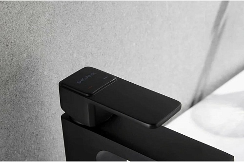 Смеситель д/раковины SHEVANIK черный S9701H