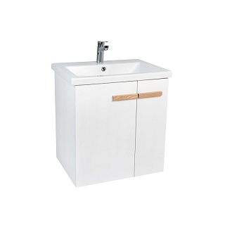 Комплект мебели 70 "Мюнхен-70" подвесная 2 двери белый VIANT (ум.Como-70)