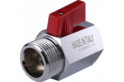 Кран шар. мини, муфта/резьба 3/4" SVB-0022-000020 STOUT