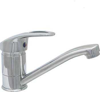 Смеситель д/кухни одноручк ЦС-СМ 27/1ш коротк.излив L-165 ф40 М41(ПП800302)