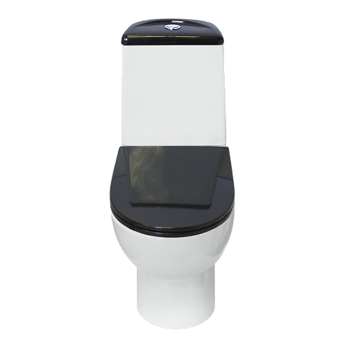 Унитаз-компакт "BEST Comfort Черный" сиденье мультилифт (Самара) АКЦИЯ!