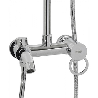 BRIMIX Душ.система хром с белыми лейками (3075)